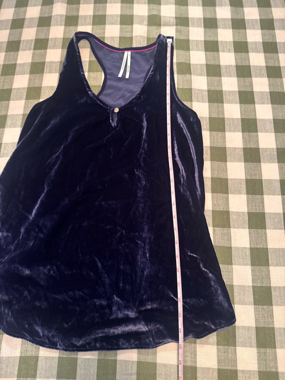 Anthropologie Suri Velvet Racer Back Tank Top - Picture 10 of 13